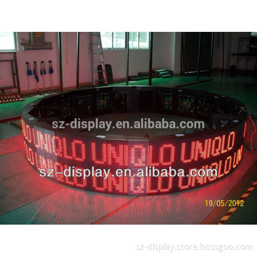 high refresh round LED rolling led displayer